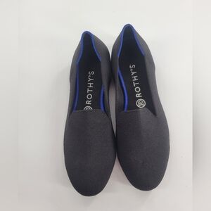 Rothy’s the Flat‎ Round Toe Black Blue Size 9